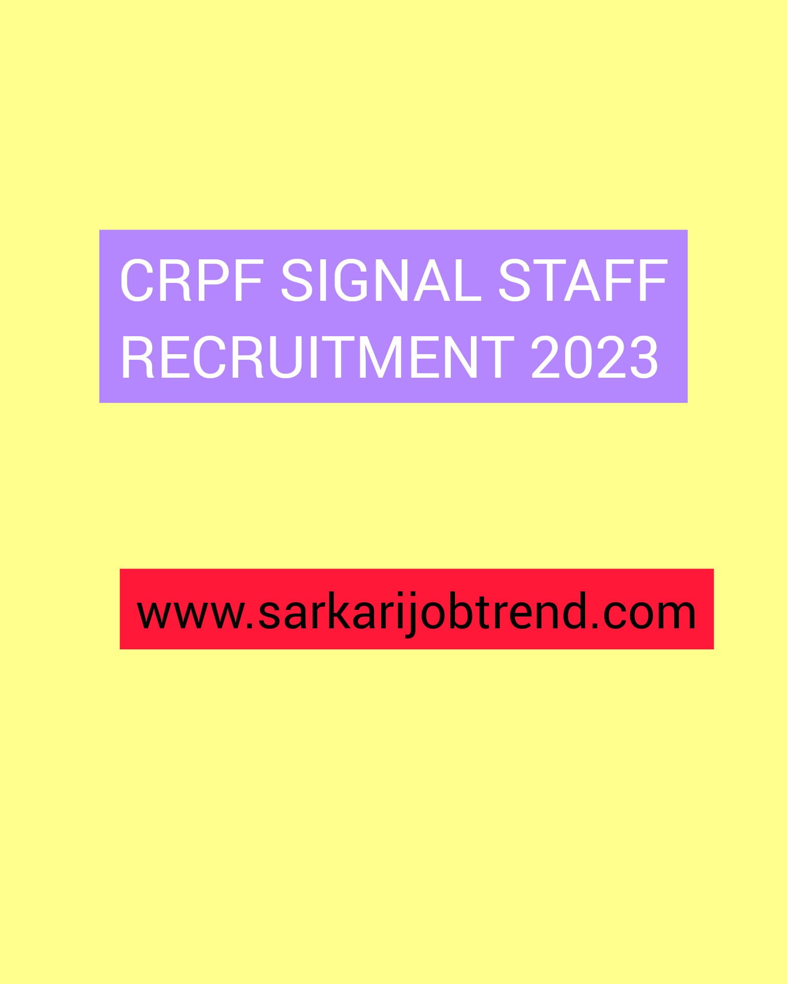 Crpf recruitment si, asi group b, c signal staff 212+post apply now!
