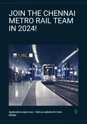 Chennai metro rail limited (cmrl) recruitment 2024