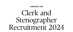 Faridabad district court recruitment 2024