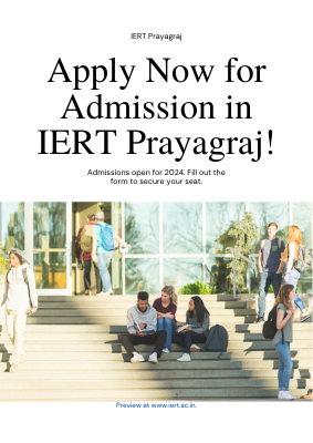 Iert prayagraj engineering and management diploma admissions 2024