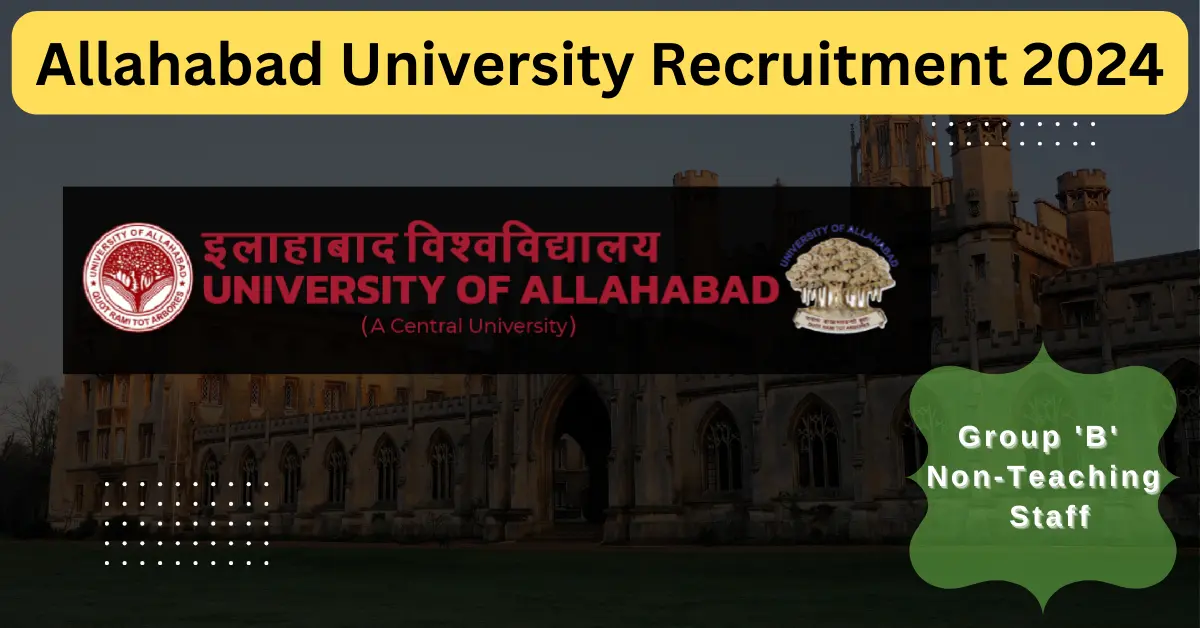 "allahabad university recruitment 2024", "non-teaching positions", "group b jobs", "university jobs in india", "academic staff vacancies", "online application for university jobs", "allahabad university job notification", "higher education employment", "university non-teaching staff recruitment", "educational sector careers", "government university jobs", "application deadline april 2024", "sc/st/obc/ews job reservation", "pwd university positions", "assistant engineer vacancy", "computer operator jobs in education", "curator openings in universities", "technical staff employment", "sports assistant university jobs", "academic institution employment opportunities"