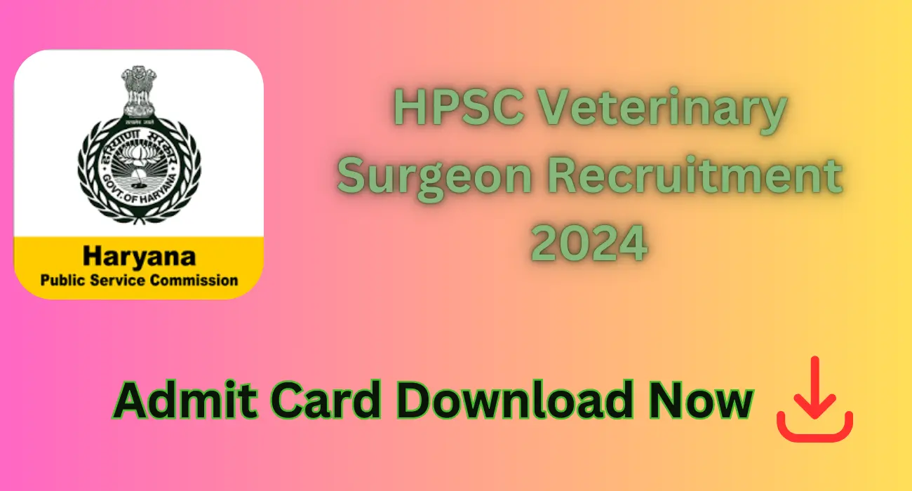 Hpsc veterinary admit card