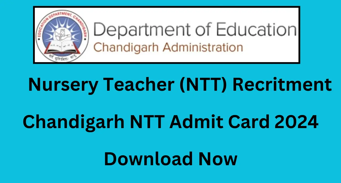 Nursery teacher (ntt) admit card
